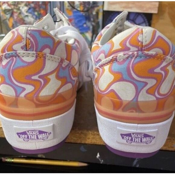 Old school vans Swirl Pattern Sneakers - Picture 3 of 4